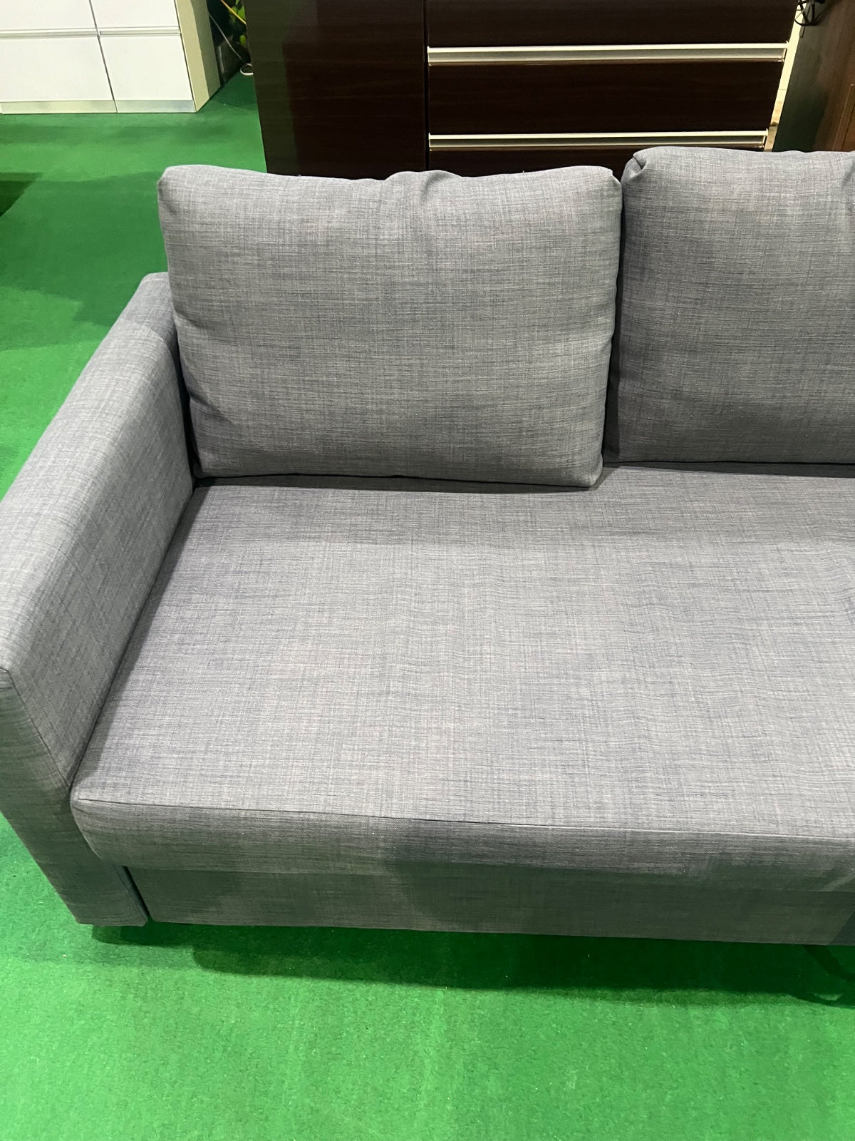 中古 ソファ 2-3人掛け グレー