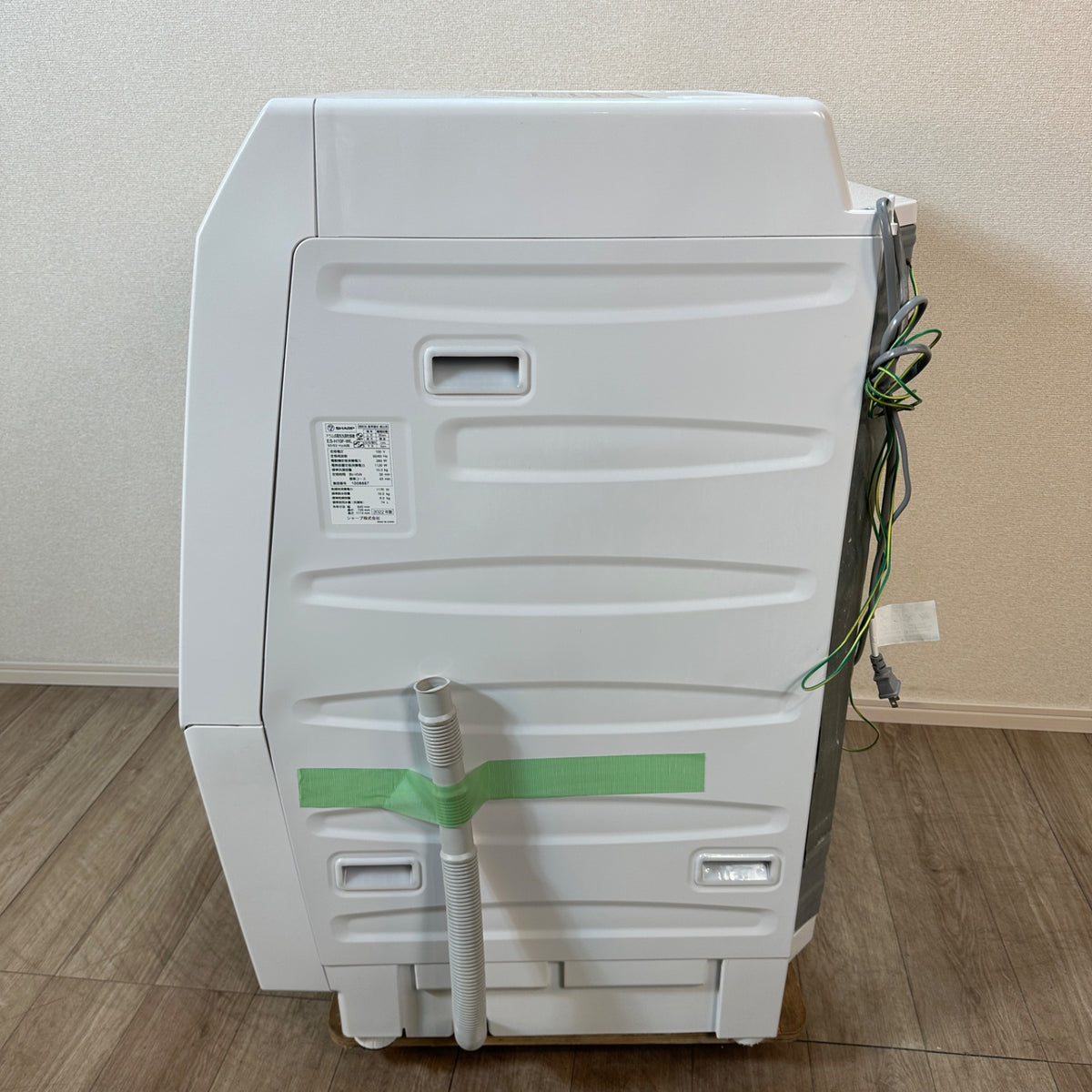 中古 ドラム式洗濯機 SHARP ES-H10F 10kg 2022年製 写真3