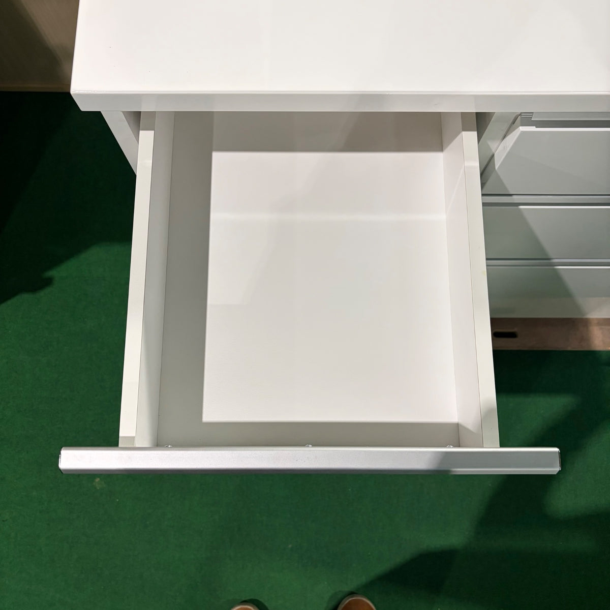 中古 食器棚 カウンタータイプ ホワイト 写真6