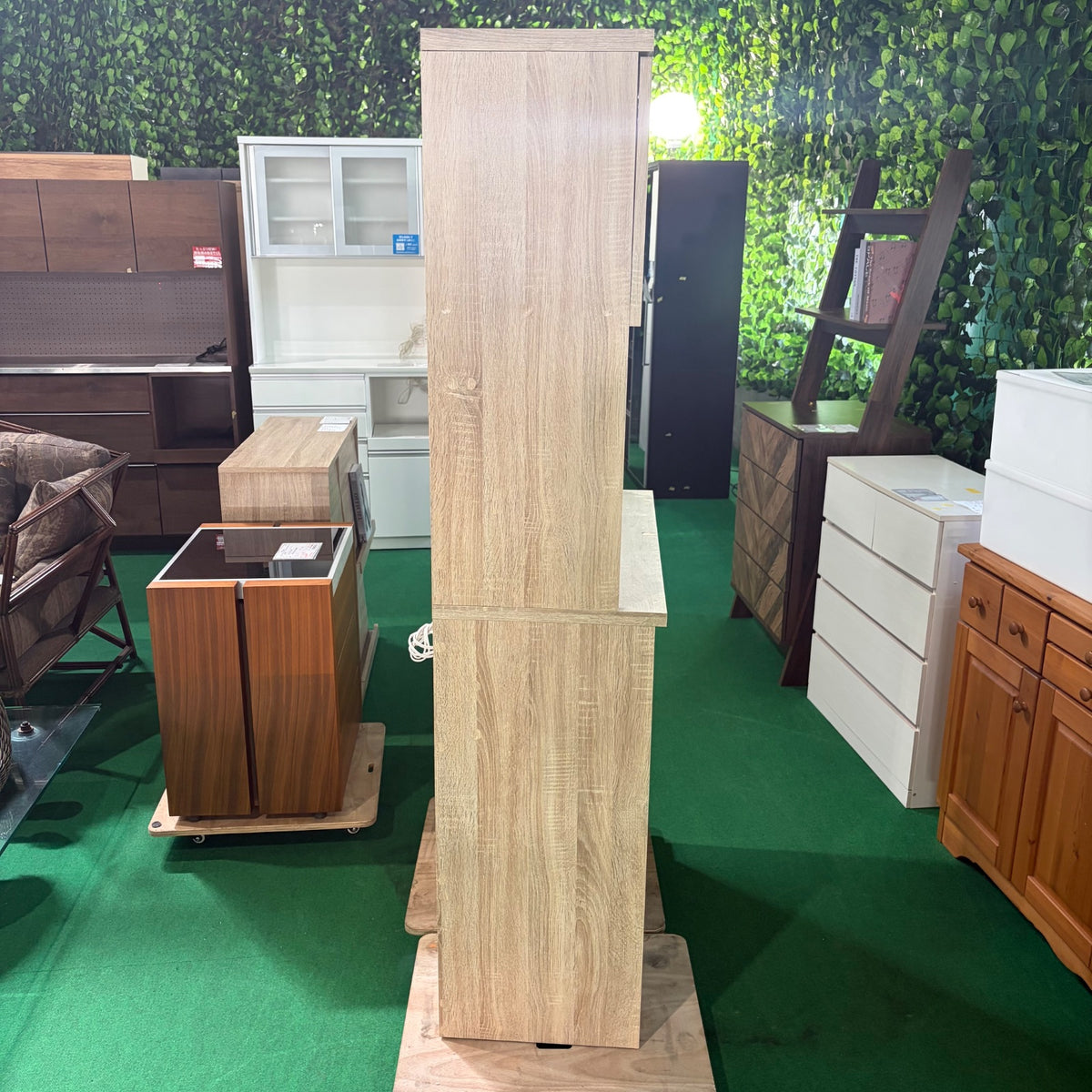 中古 食器棚 ミドルタイプ(幅81~139cm) ベージュ 写真5