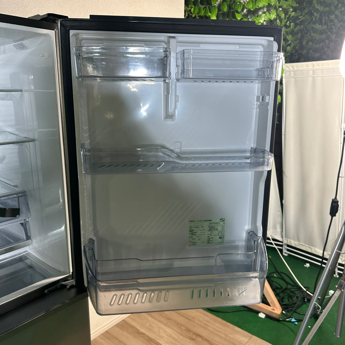 中古 冷蔵庫 AQUA AQR-V43K 430L 2021年製 写真8