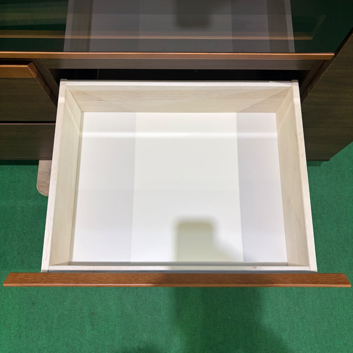 中古 食器棚 スリムタイプ(幅80cm以下) ブラウン