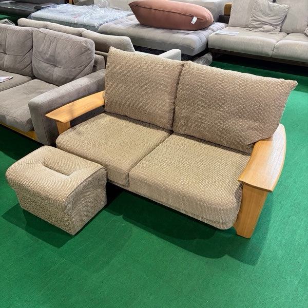 中古 ソファ 2-3人掛け ベージュ 写真1