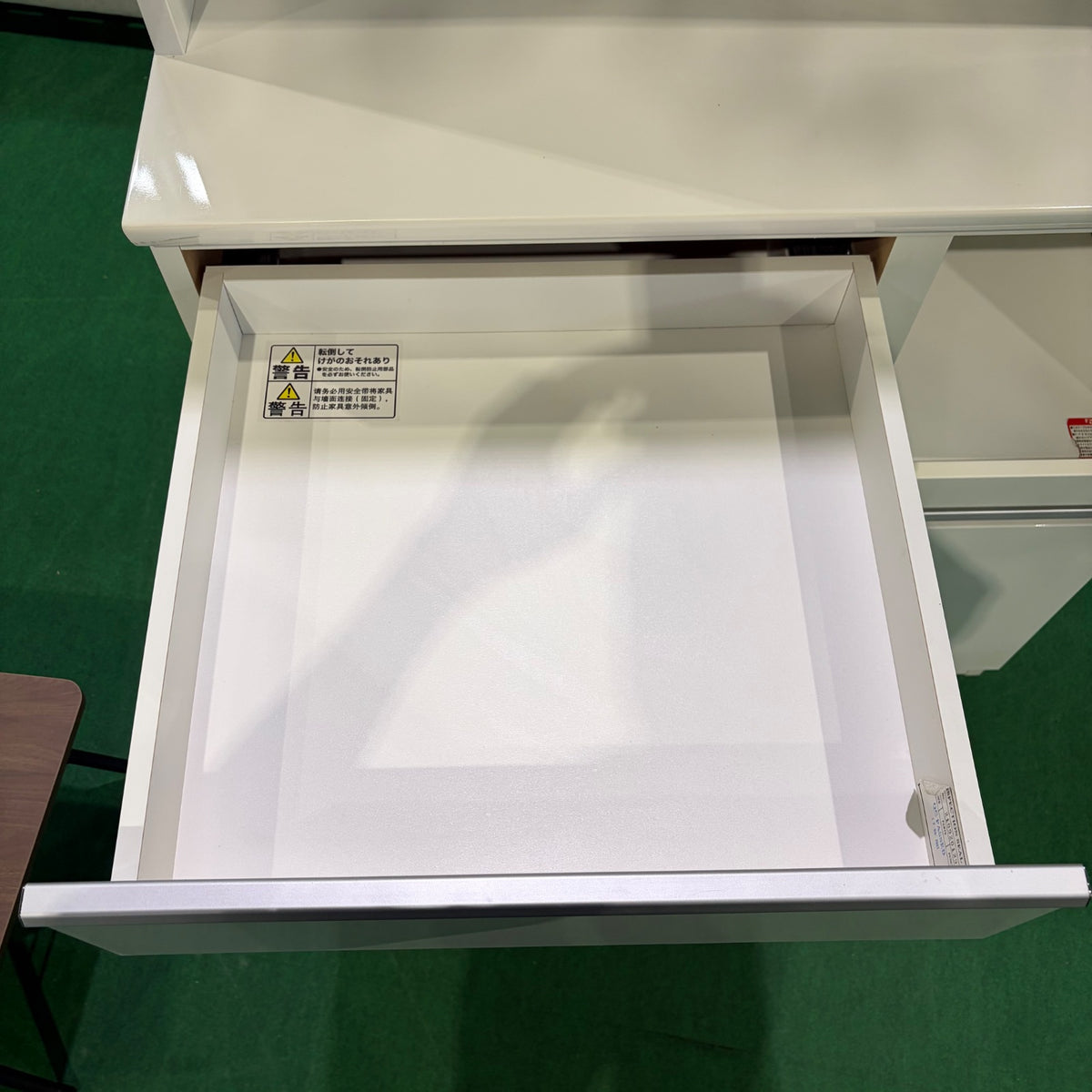 中古 食器棚 ホワイト