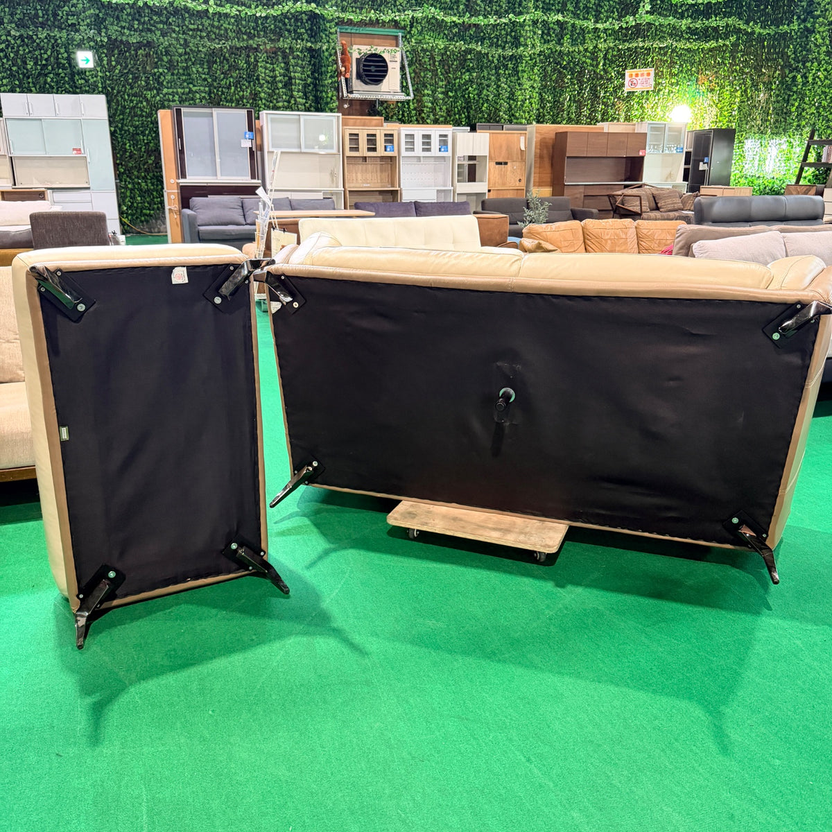 中古 ソファ カウチ ベージュ 写真6
