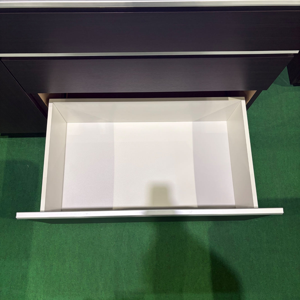 中古 食器棚 カウンタータイプ ブラウン 写真11