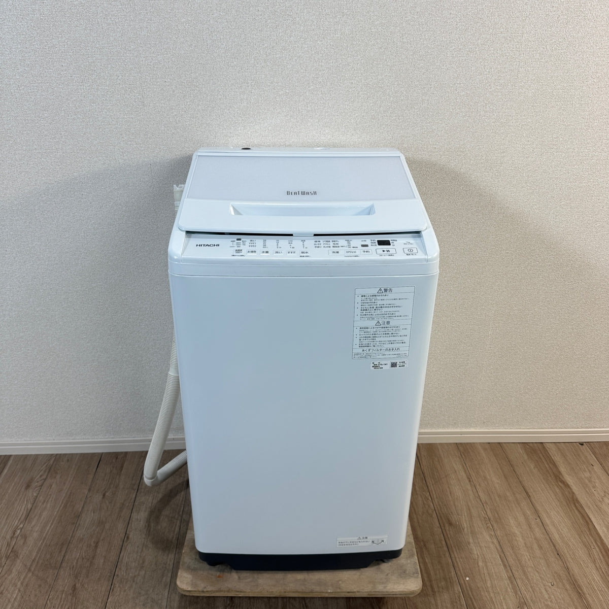 中古 縦型洗濯機 HITACHI BW-V70J 7kg 2023年製 写真2