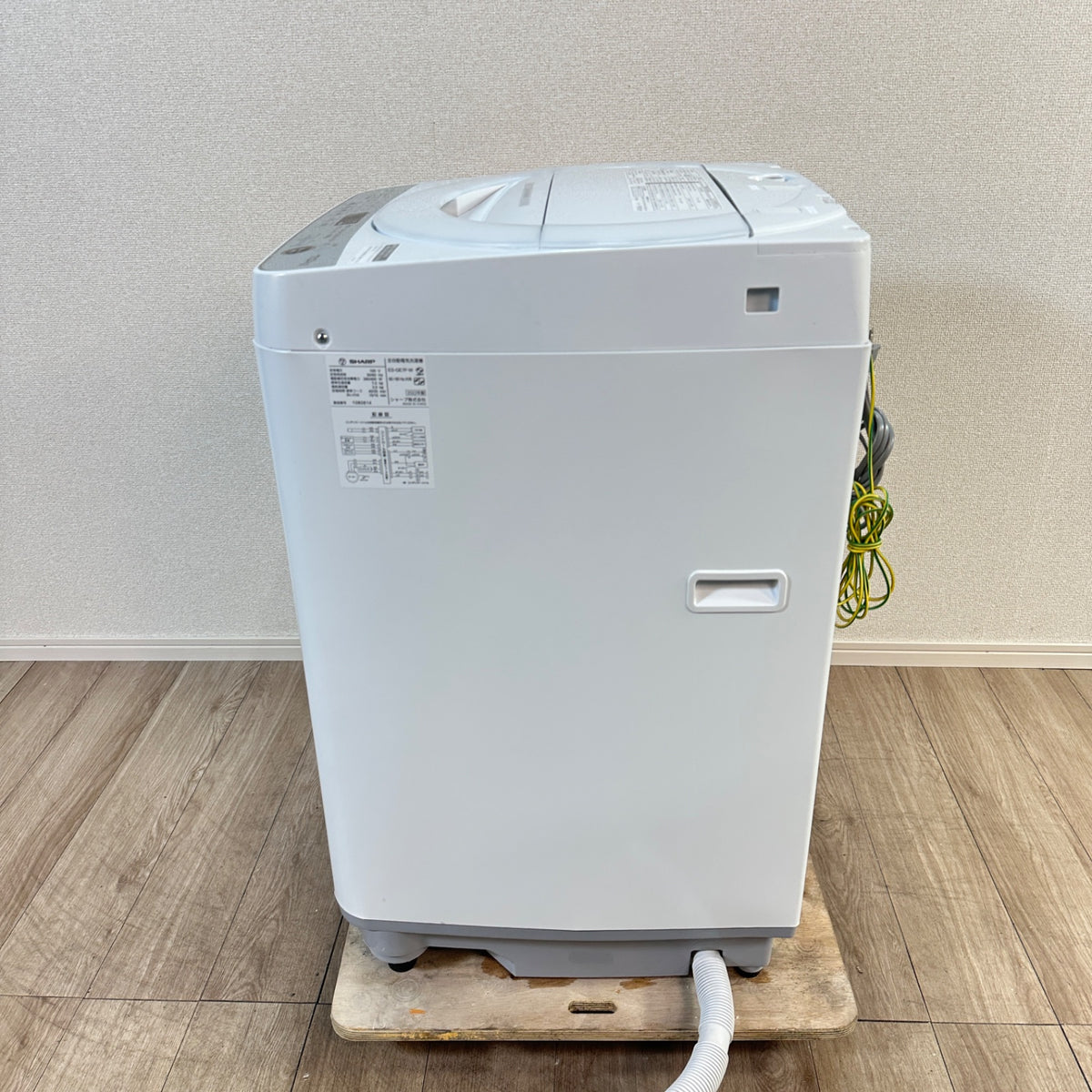 中古 縦型洗濯機 SHARP ES-GE7F 7kg 2022年製