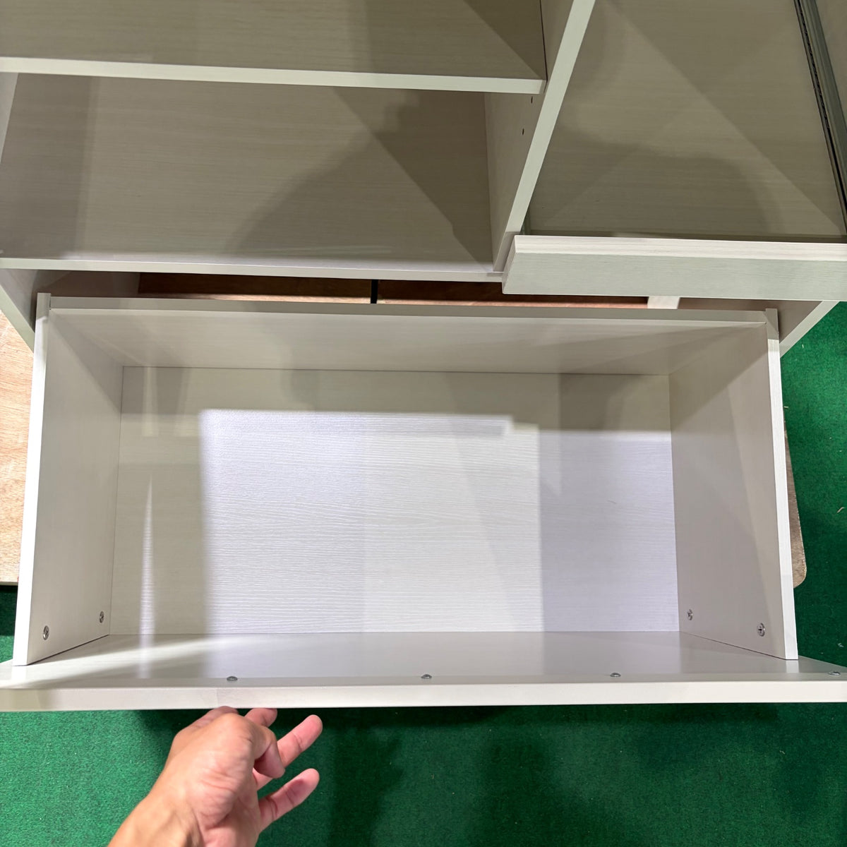 中古 食器棚 スリムタイプ(幅80cm以下) ベージュ 写真9