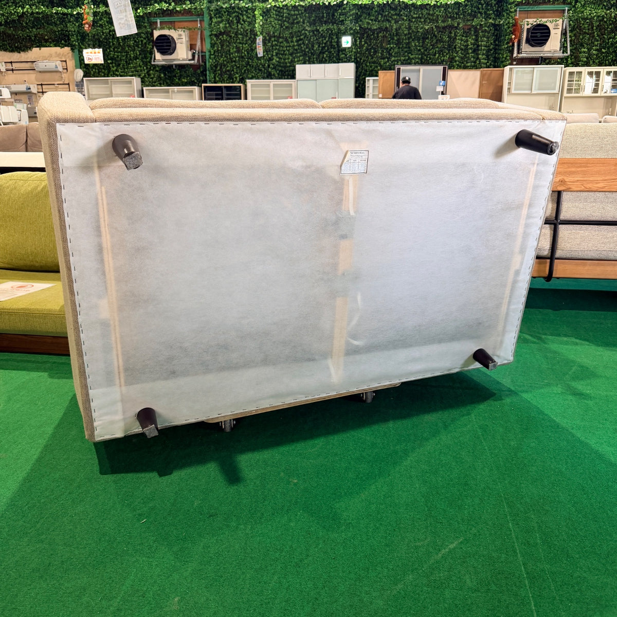 中古 ソファ 2-3人掛け ベージュ 写真6