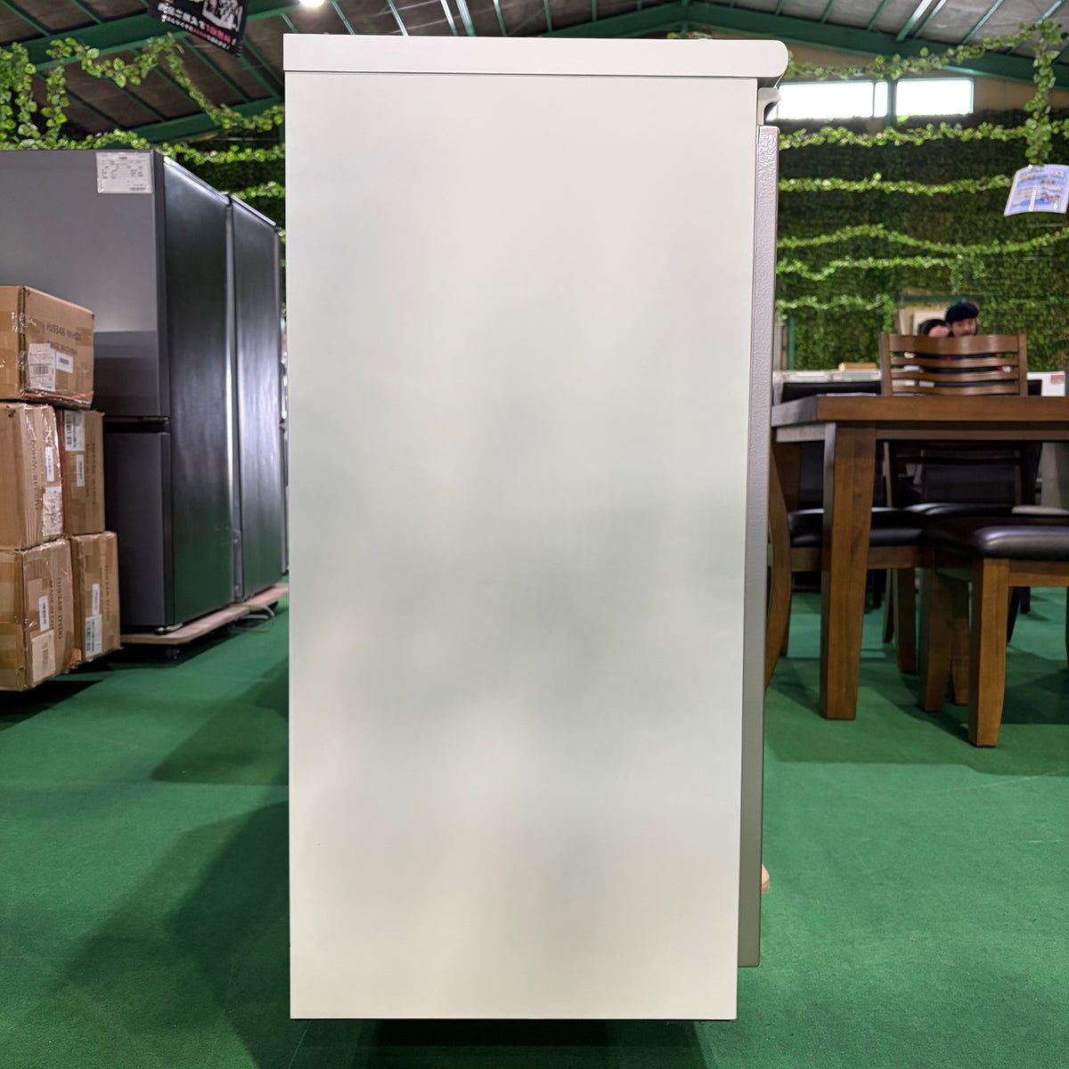 中古 食器棚 カウンタータイプ ホワイト 写真4
