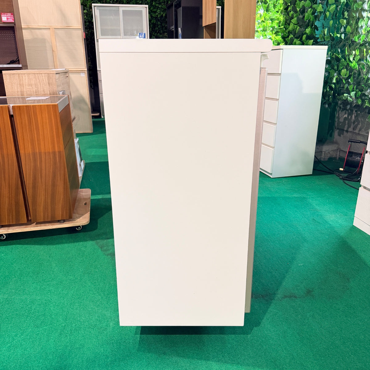 中古 食器棚 カウンタータイプ ホワイト 写真4