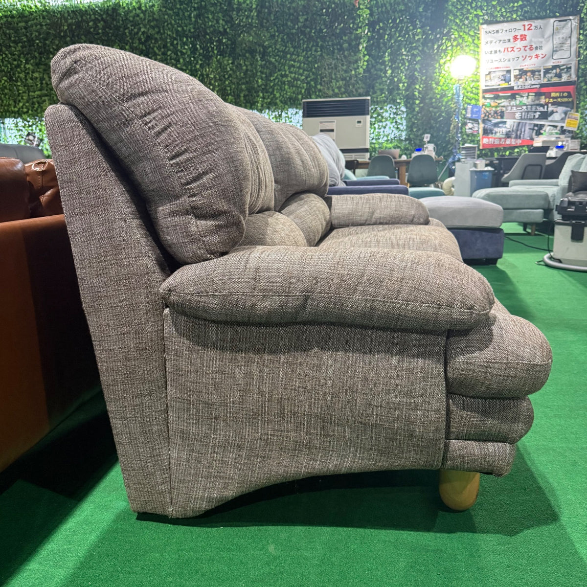 中古 ソファ カウチ ベージュ