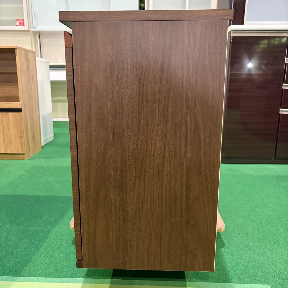 中古 食器棚 スリムタイプ(幅80cm以下) ブラウン 写真3