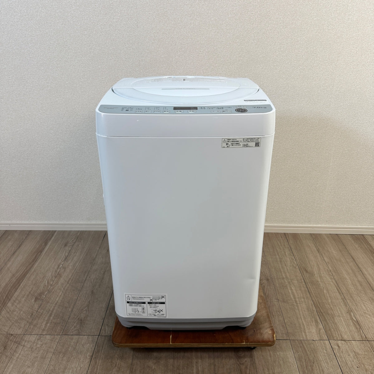 中古 縦型洗濯機 SHARP ES-GE7G 7kg 2023年製 写真2