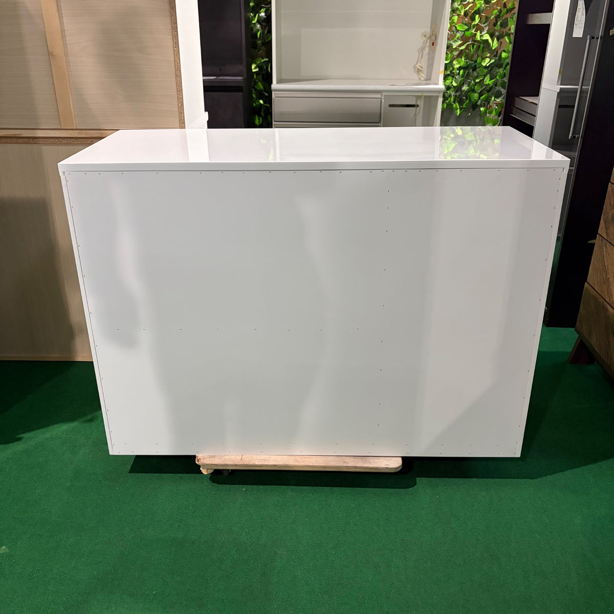 中古 食器棚 カウンタータイプ ホワイト