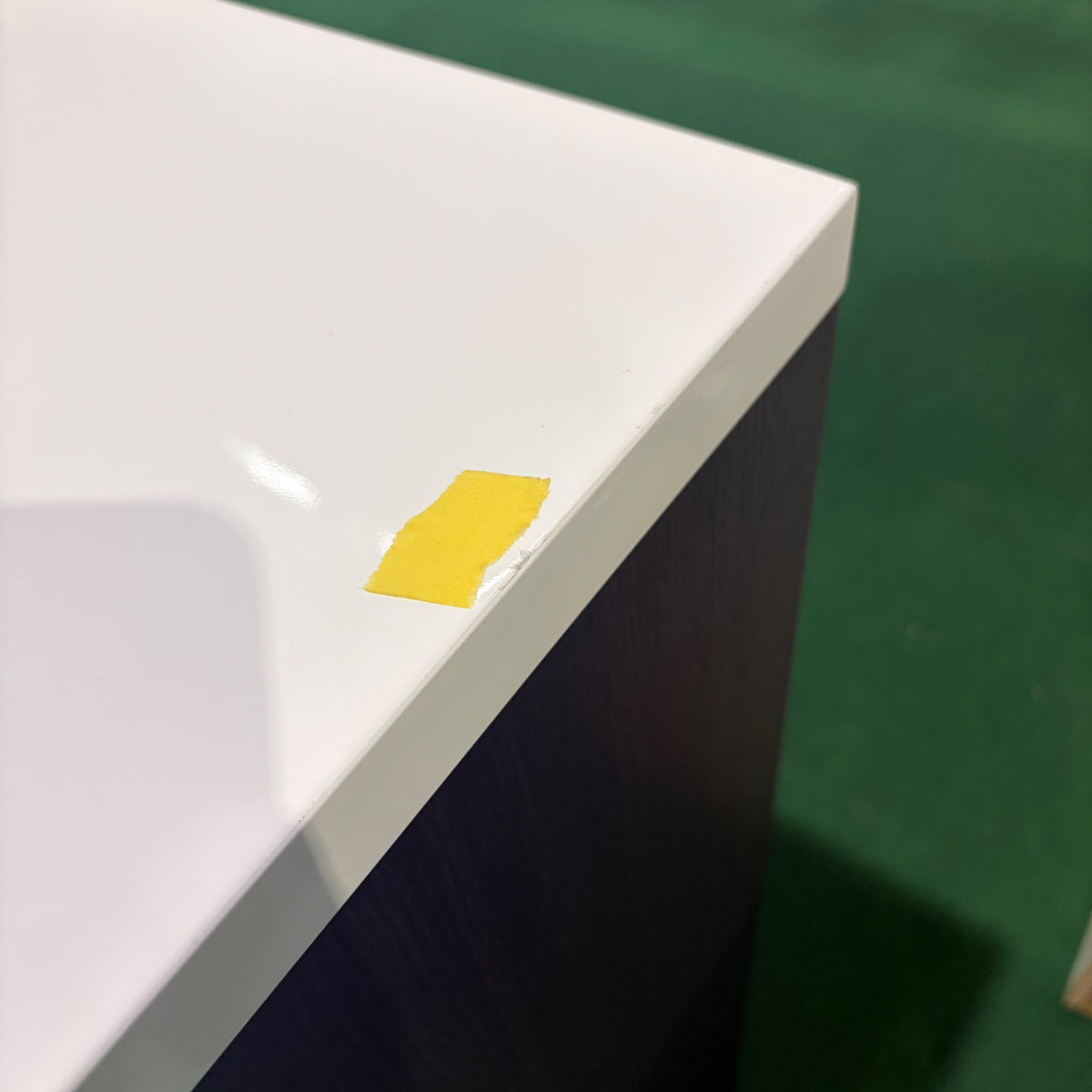 中古 食器棚 カウンタータイプ ブラウン 写真14