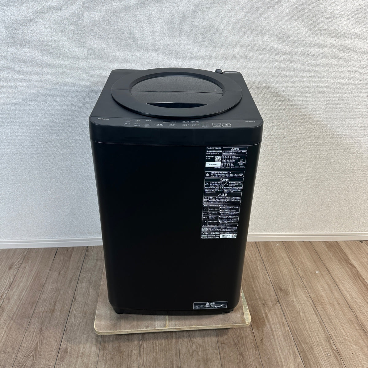 中古 縦型洗濯機 IRIS OHYAMA ITW-60B01 6kg 2026年製 写真2
