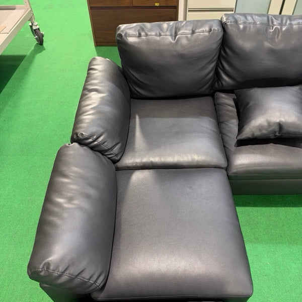 中古 ソファ カウチ ブラック 写真8