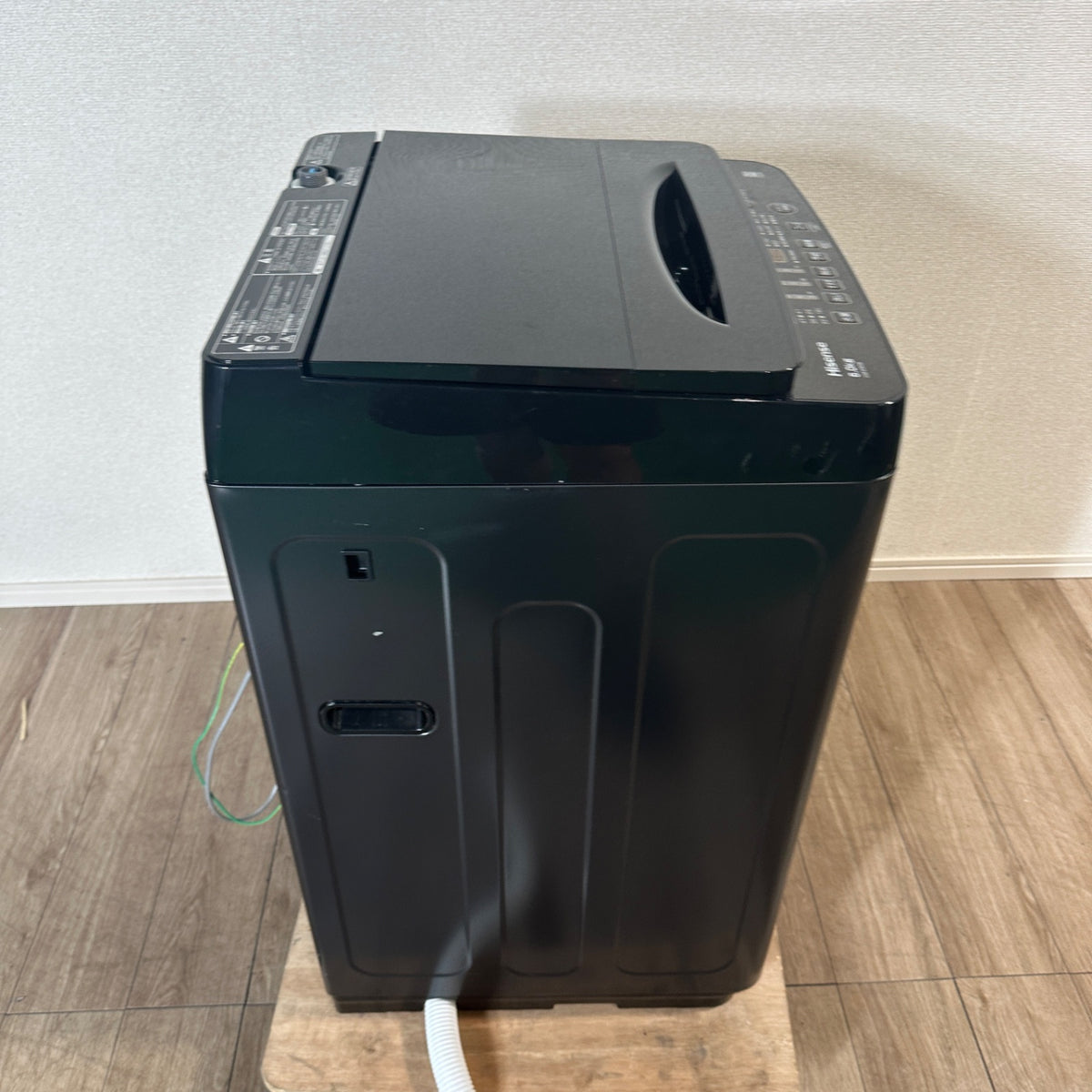 中古 縦型洗濯機 Hisense HW-K60B 6kg 2025年製 写真4
