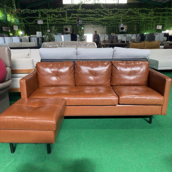 中古 ソファ カウチ ブラウン