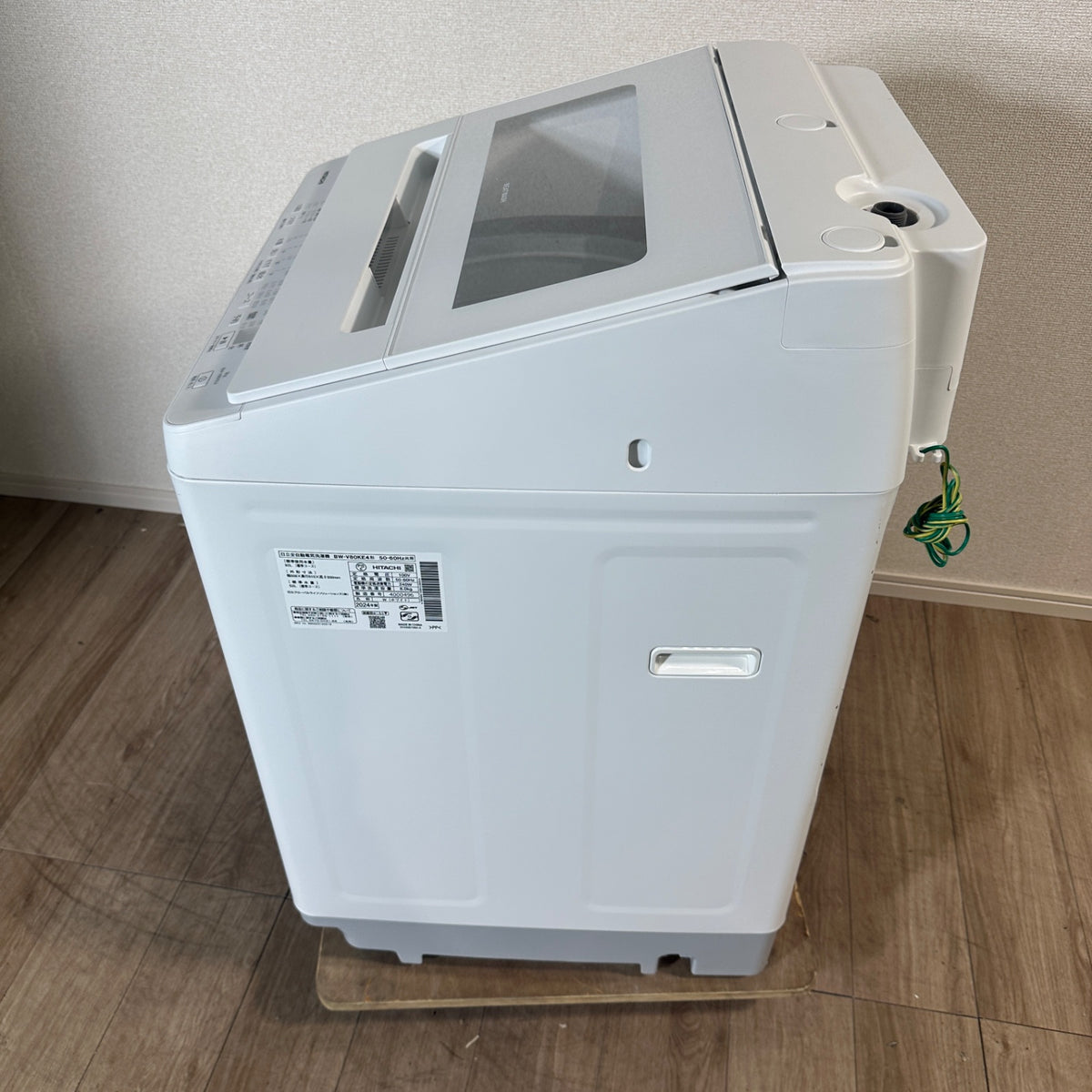 中古 縦型洗濯機 HITACHI BW-V80K 8kg 2024年製 写真3