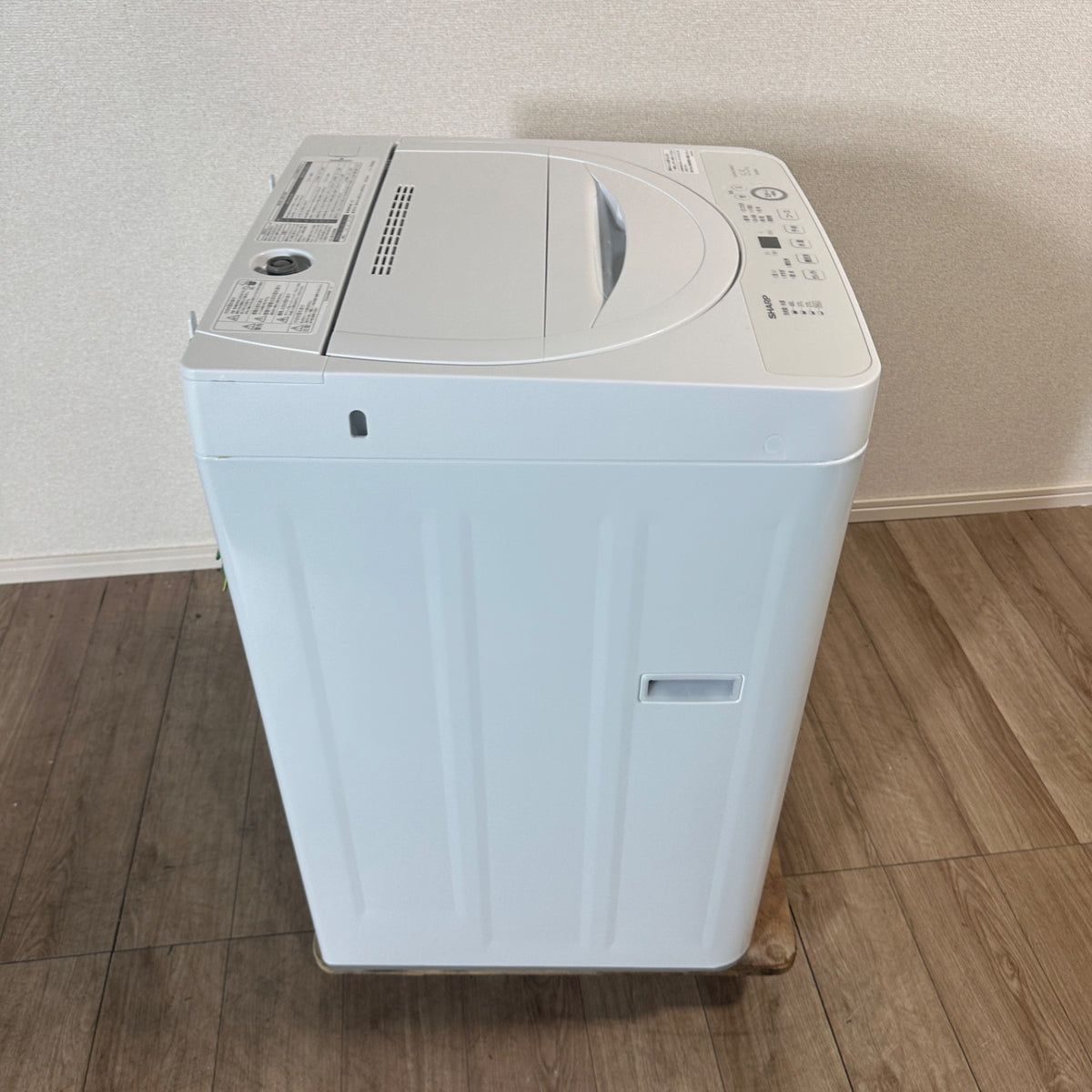 中古 縦型洗濯機 SHARP ES-GE5K 5kg 2025年製 写真4
