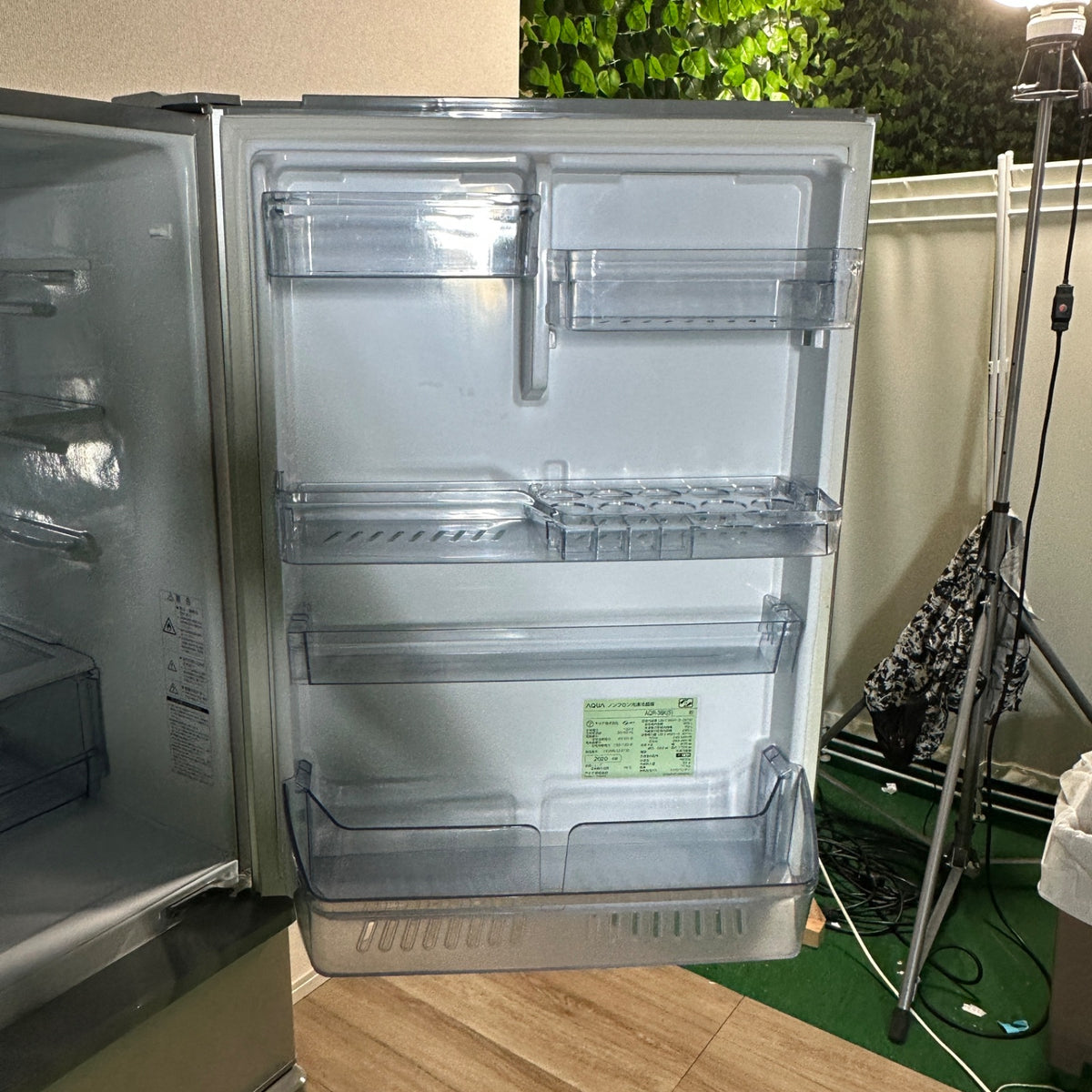 中古 冷蔵庫 AQUA AQR-36K 355L 2020年製