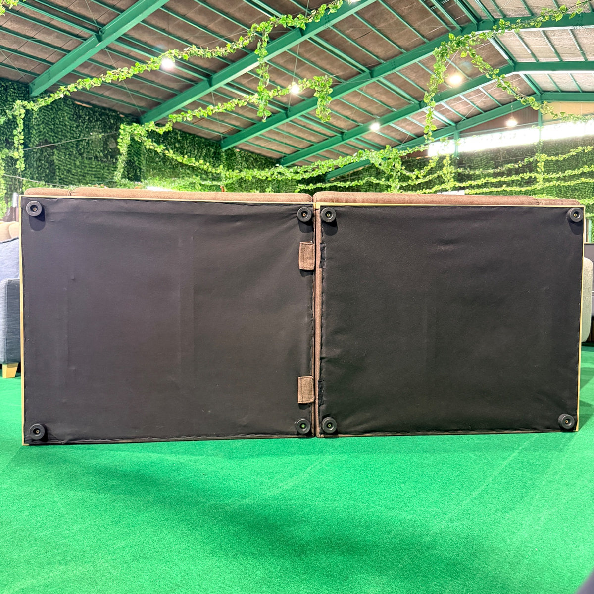 中古 ソファ 2-3人掛け ブラウン 写真6