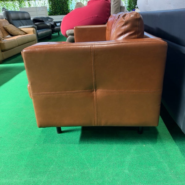 中古 ソファ カウチ ブラウン 写真3