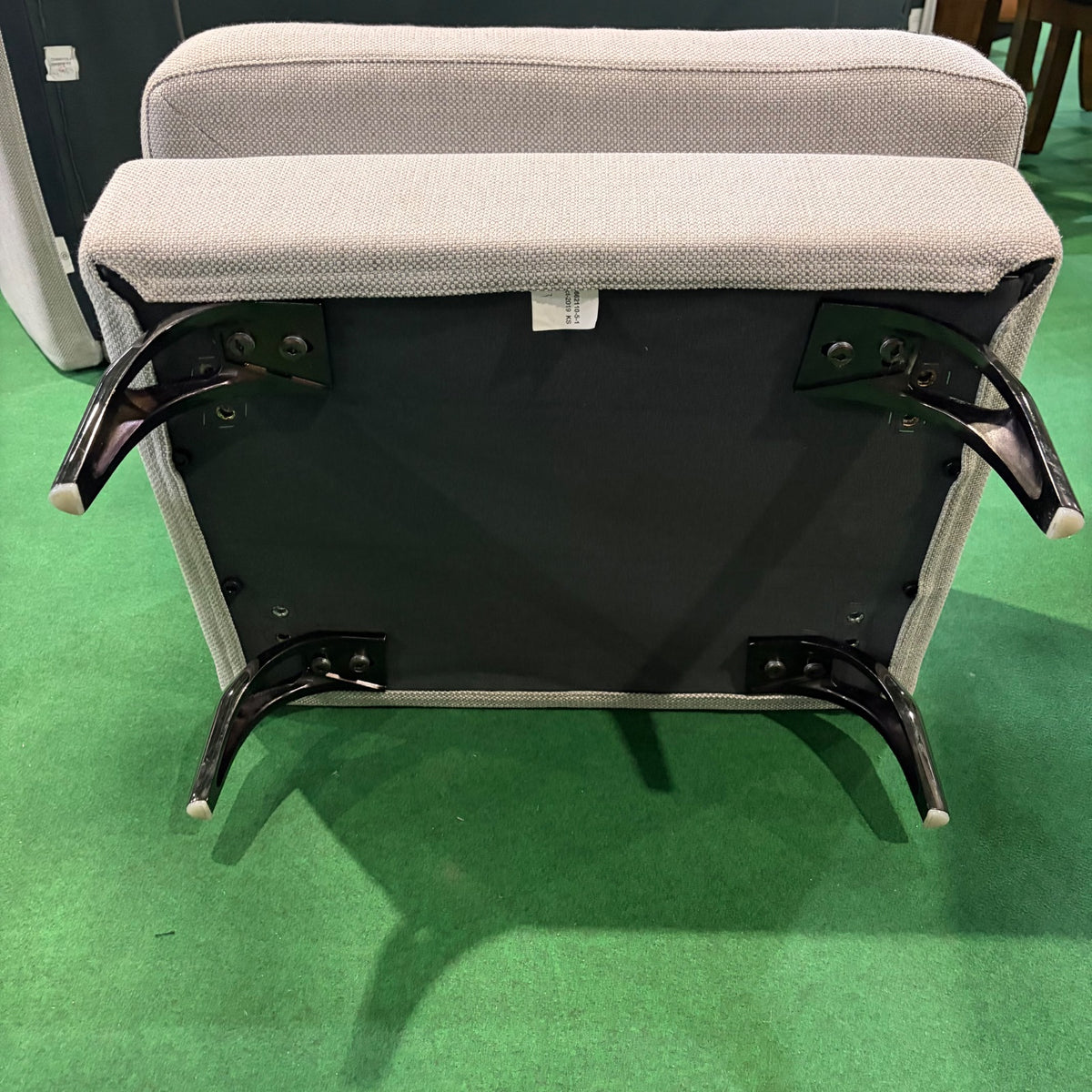 中古 ソファ カウチ グレー 写真7