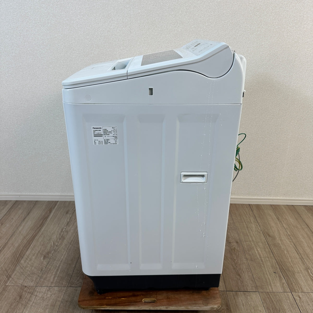 中古 縦型洗濯機 Panasonic NA-FA80H9 8kg 2021年製 写真3