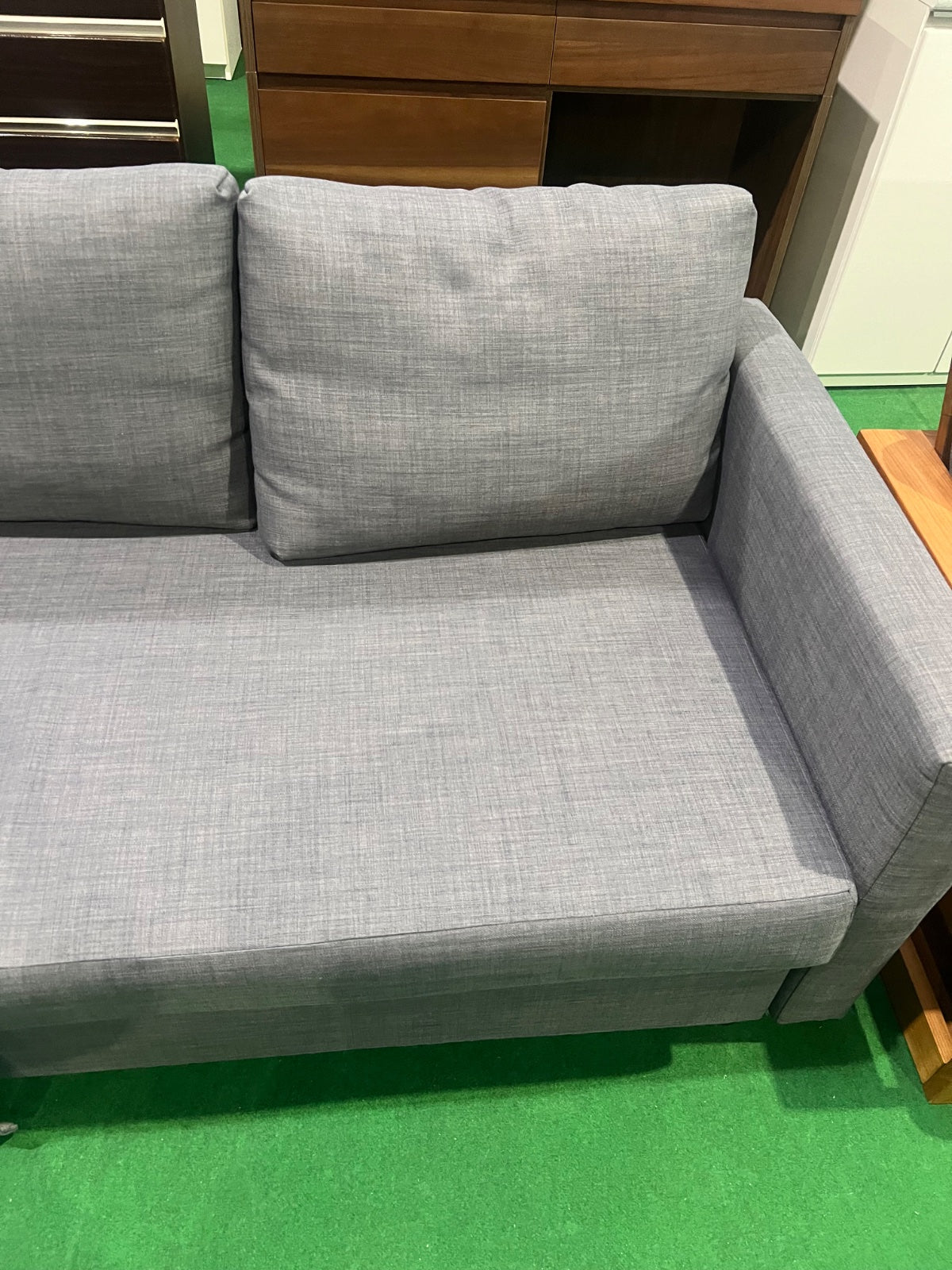 中古 ソファ 2-3人掛け グレー