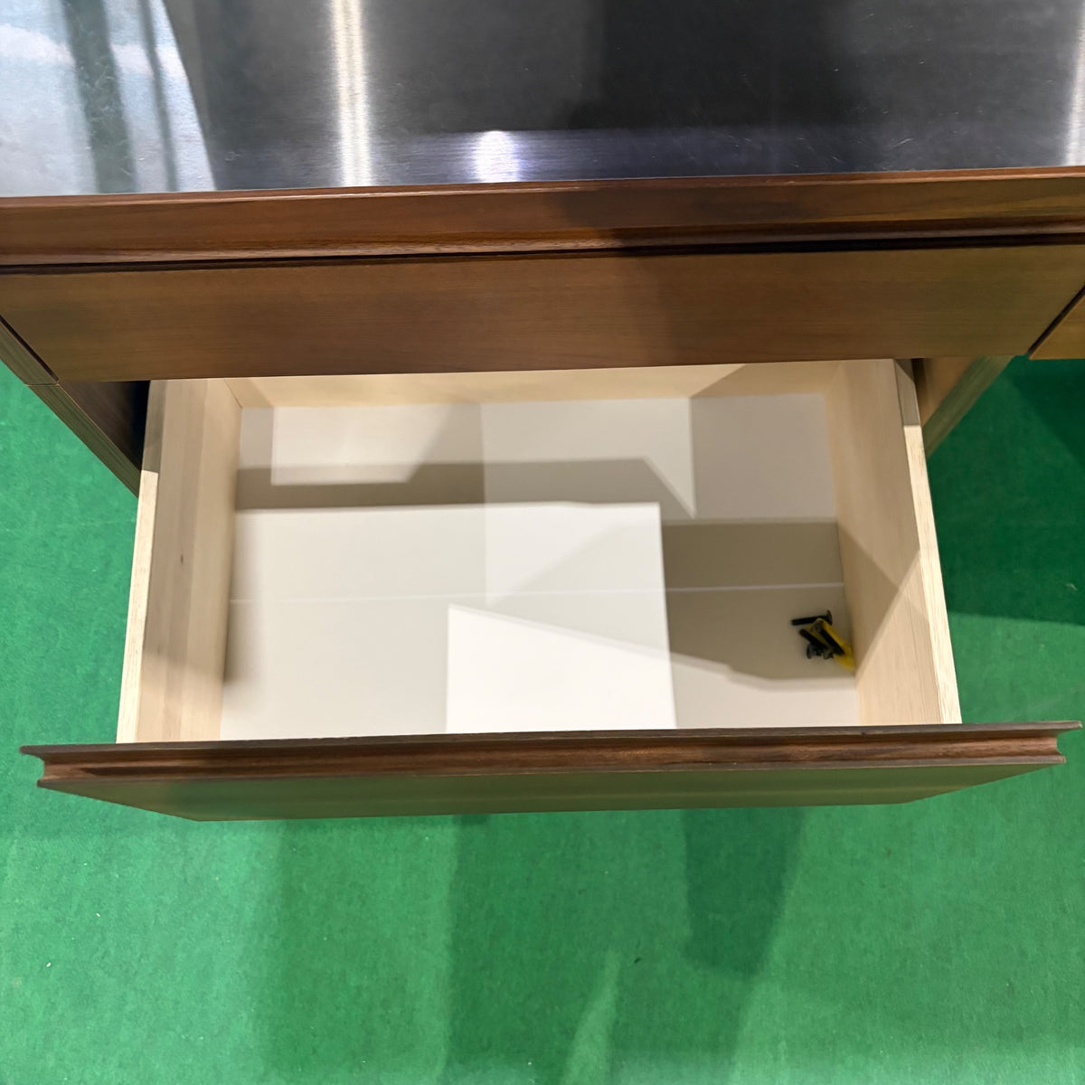 中古 食器棚 スリムタイプ(幅80cm以下) ブラウン