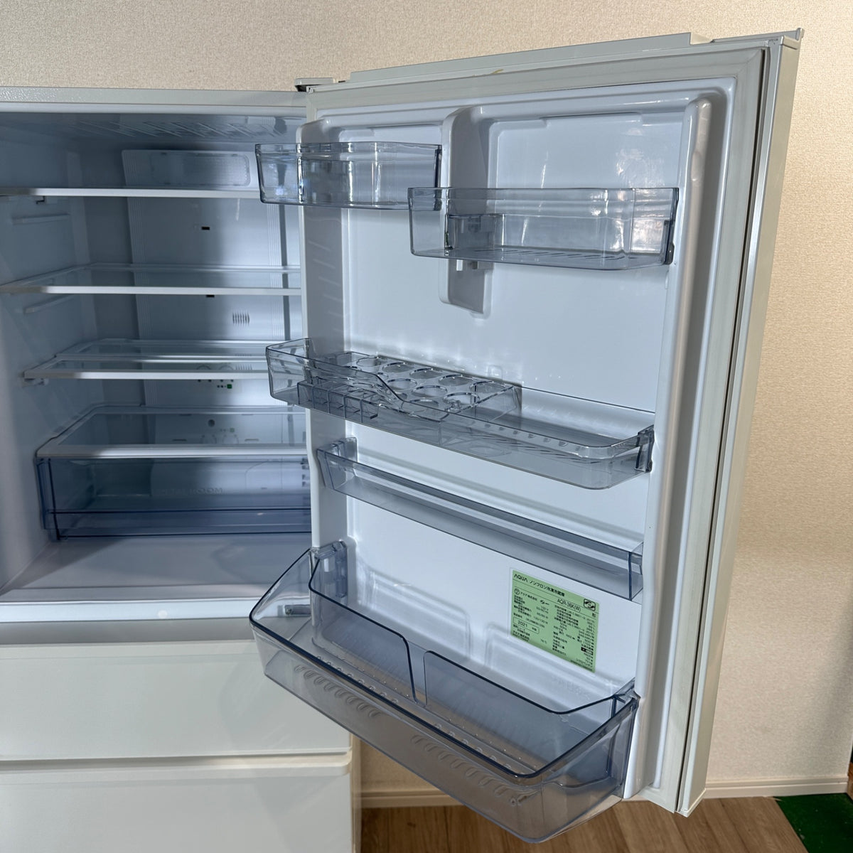 中古 冷蔵庫 AQUA AQR-36K 355L 2021年製