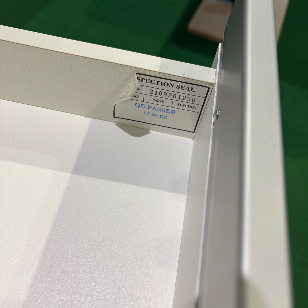 中古 食器棚 ホワイト 写真9