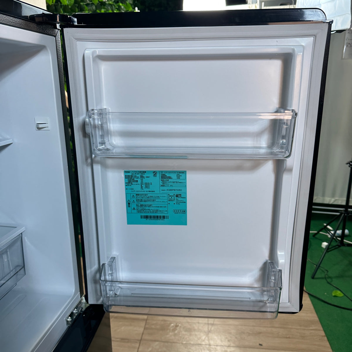 中古 冷蔵庫 Haier JR-NF148DK 148L 2023年製 写真9