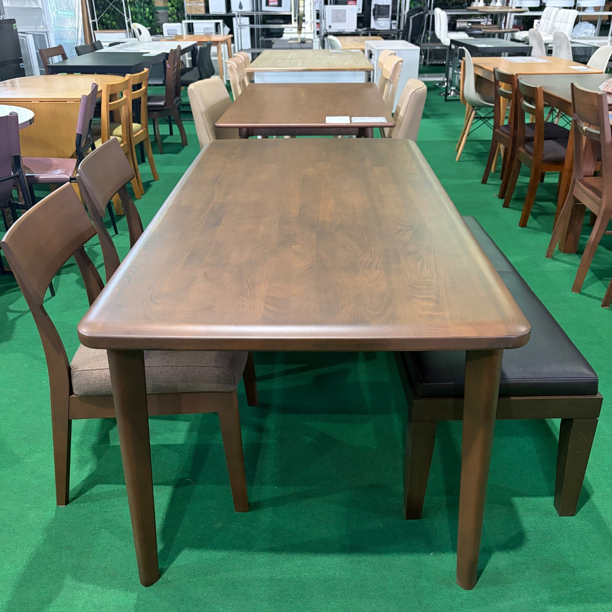 中古 ダイニングセット 4人掛け ブラウン