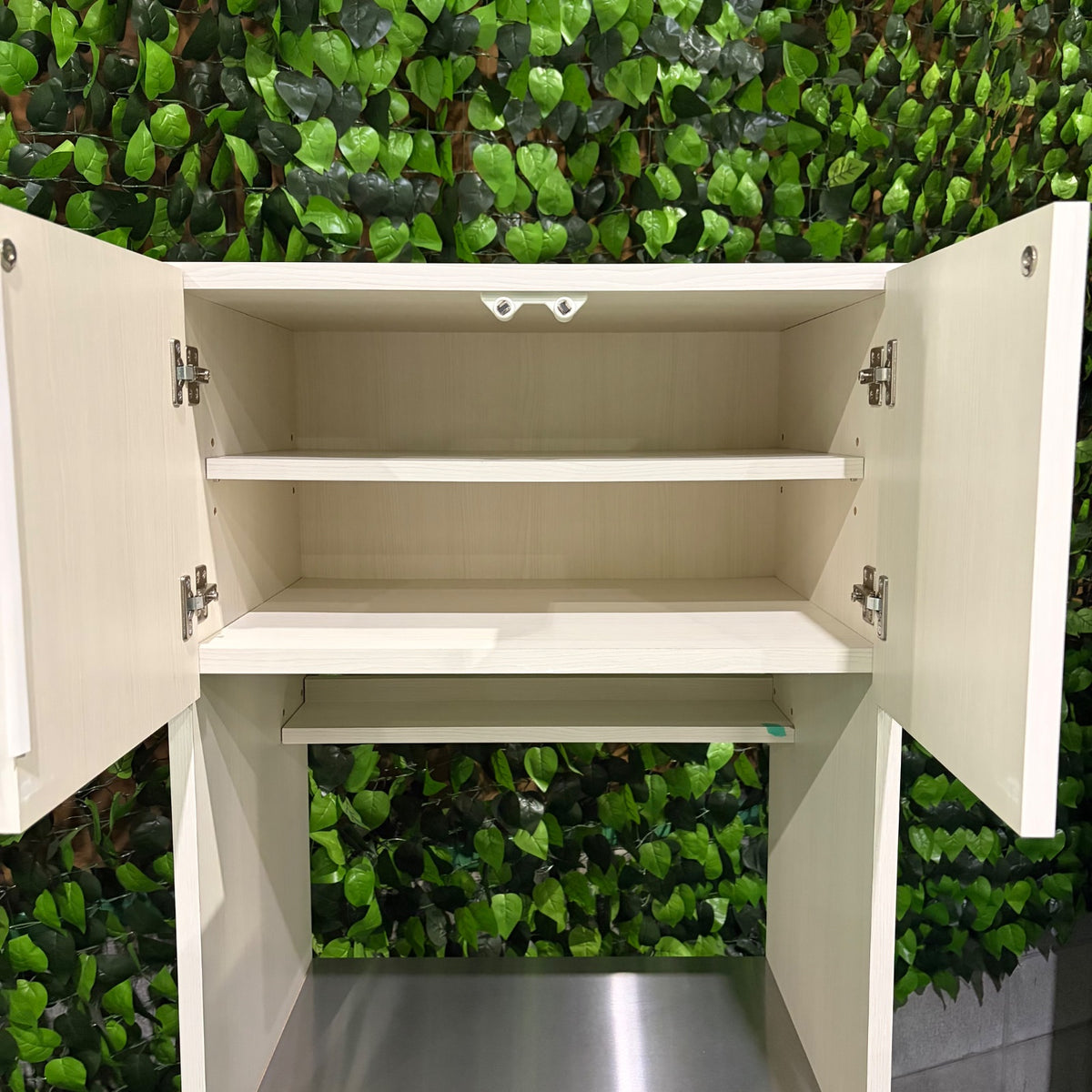中古 食器棚 スリムタイプ(幅80cm以下) ベージュ 写真6
