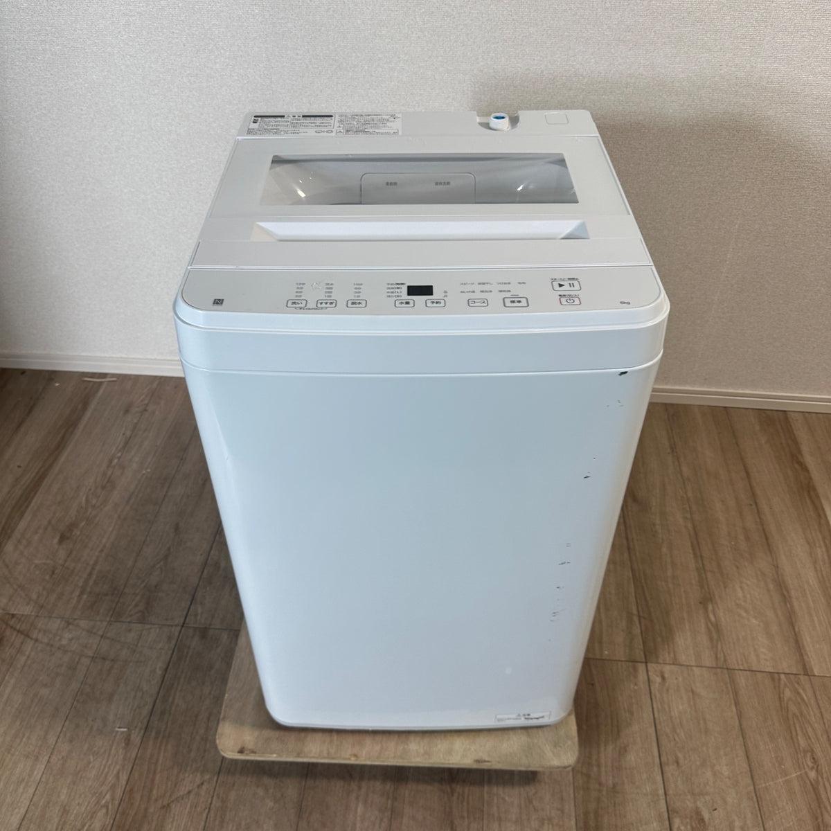 中古 縦型洗濯機 NITORI NT60T1WH 6kg 2026年製