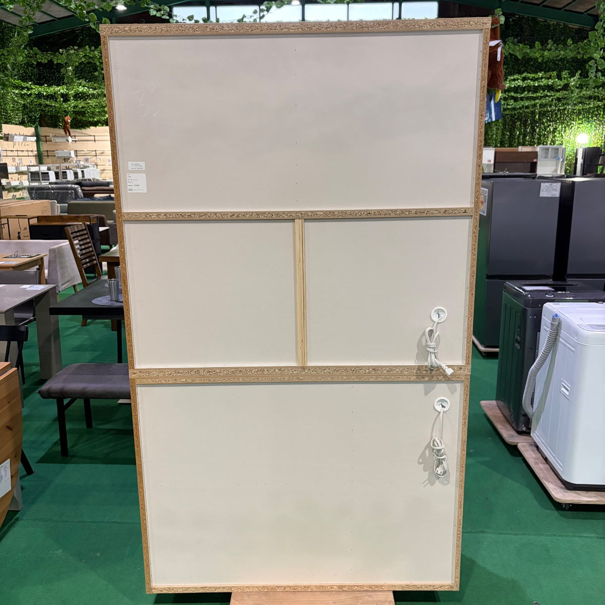 中古 食器棚 ミドルタイプ(幅81~139cm) ホワイト