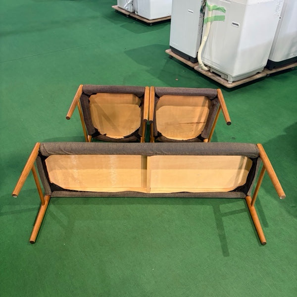 中古 ダイニングセット 4人掛け ブラウン 写真6