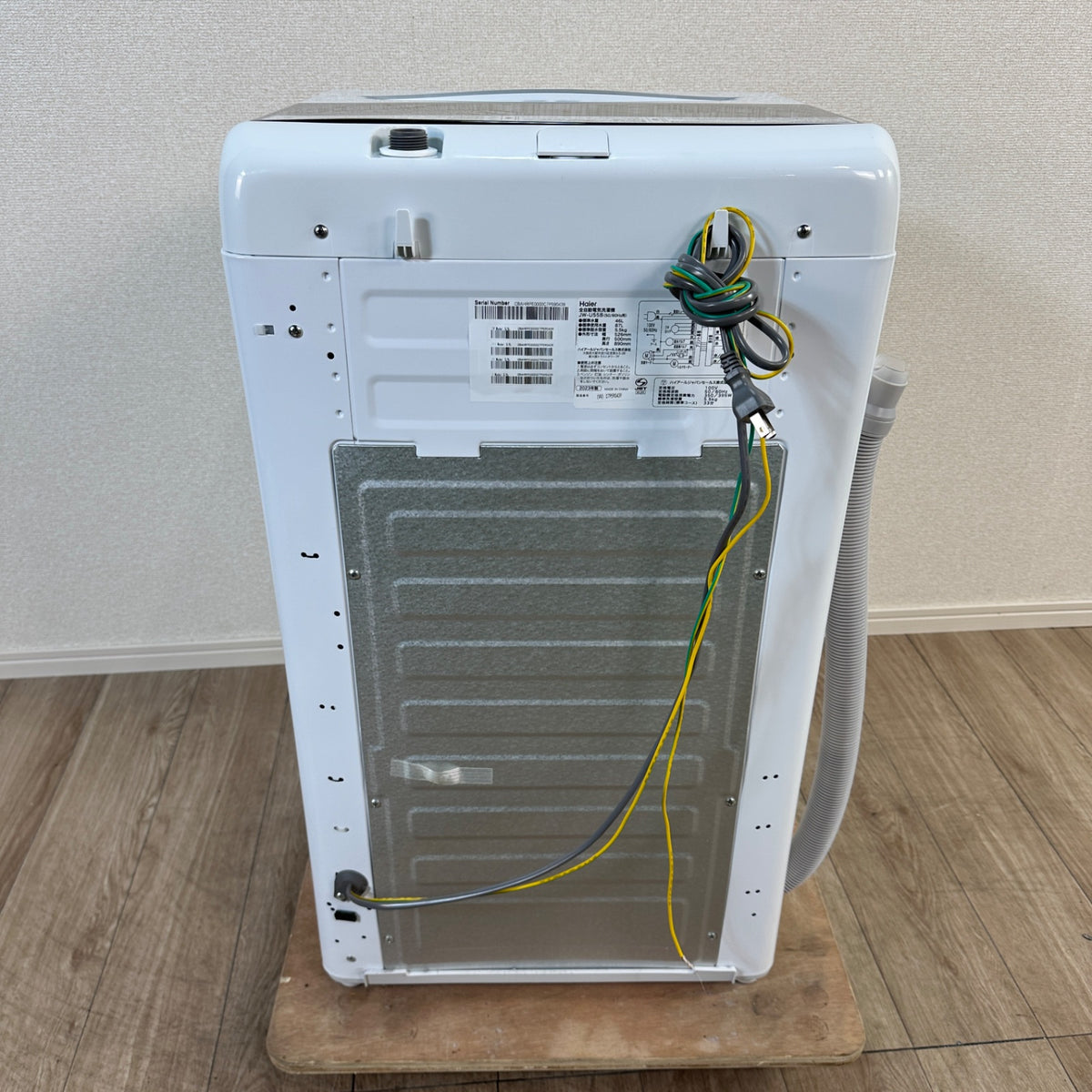 中古 縦型洗濯機 Haier JW-U55B 5kg 2023年製
