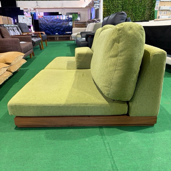 中古 ソファ 2-3人掛け グリーン