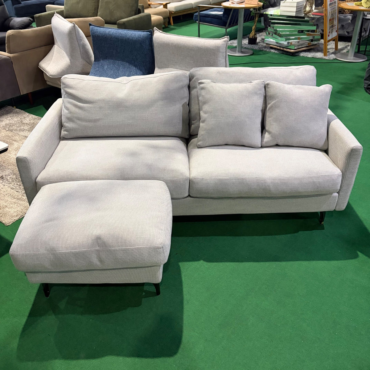 中古 ソファ カウチ グレー 写真2
