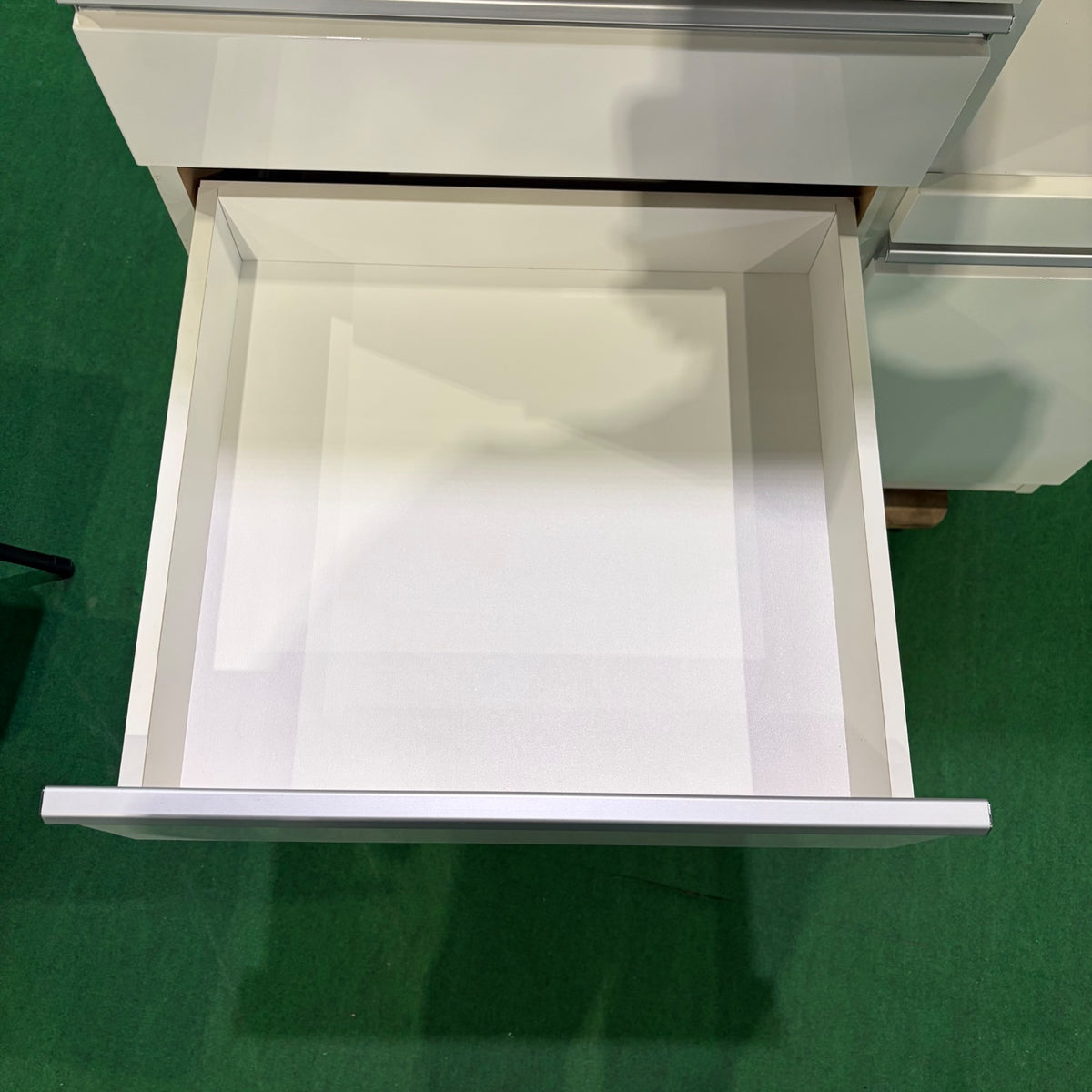 中古 食器棚 ホワイト 写真11