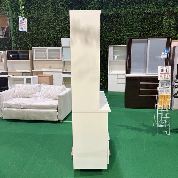 中古 食器棚 ホワイト
