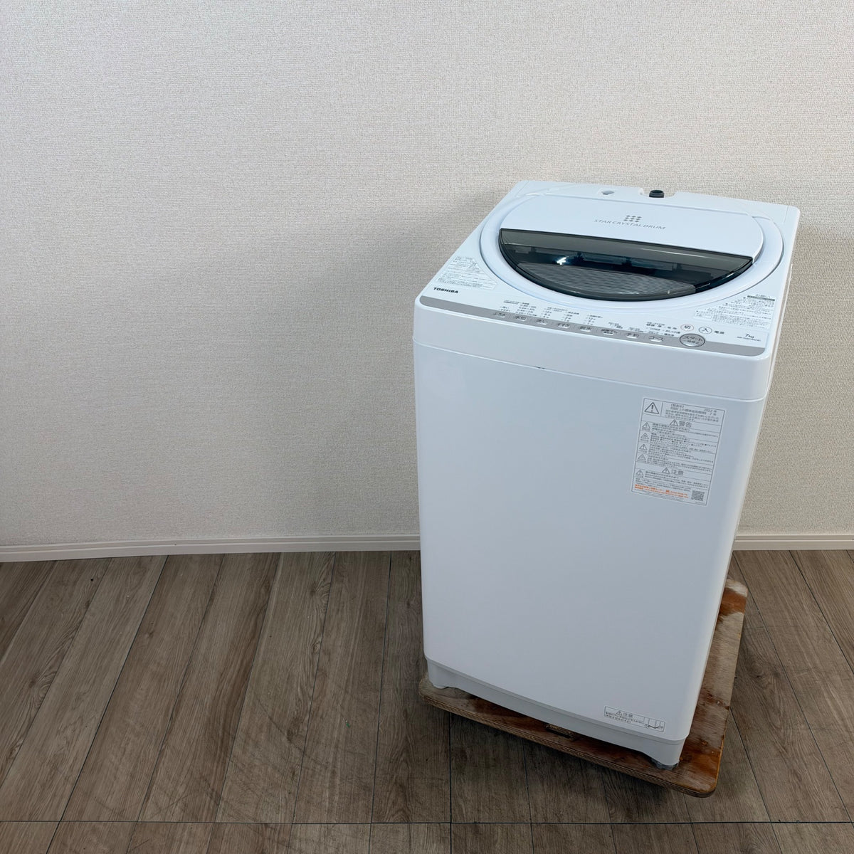 中古 縦型洗濯機 TOSHIBA AW-7GM1BK 7kg 2022年製 写真1