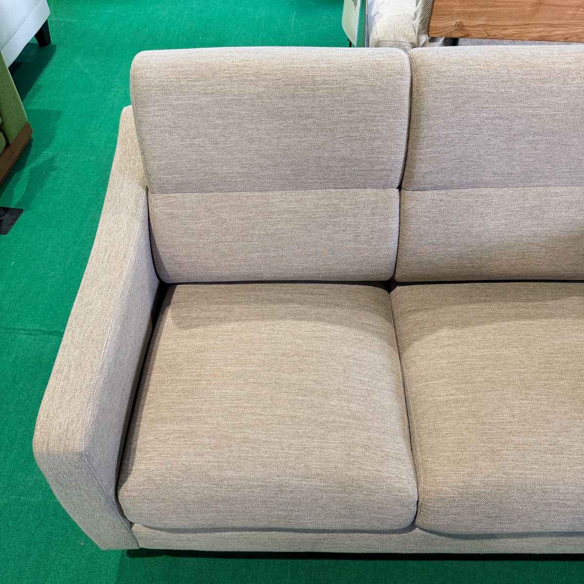 中古 ソファ 2-3人掛け ベージュ 写真9