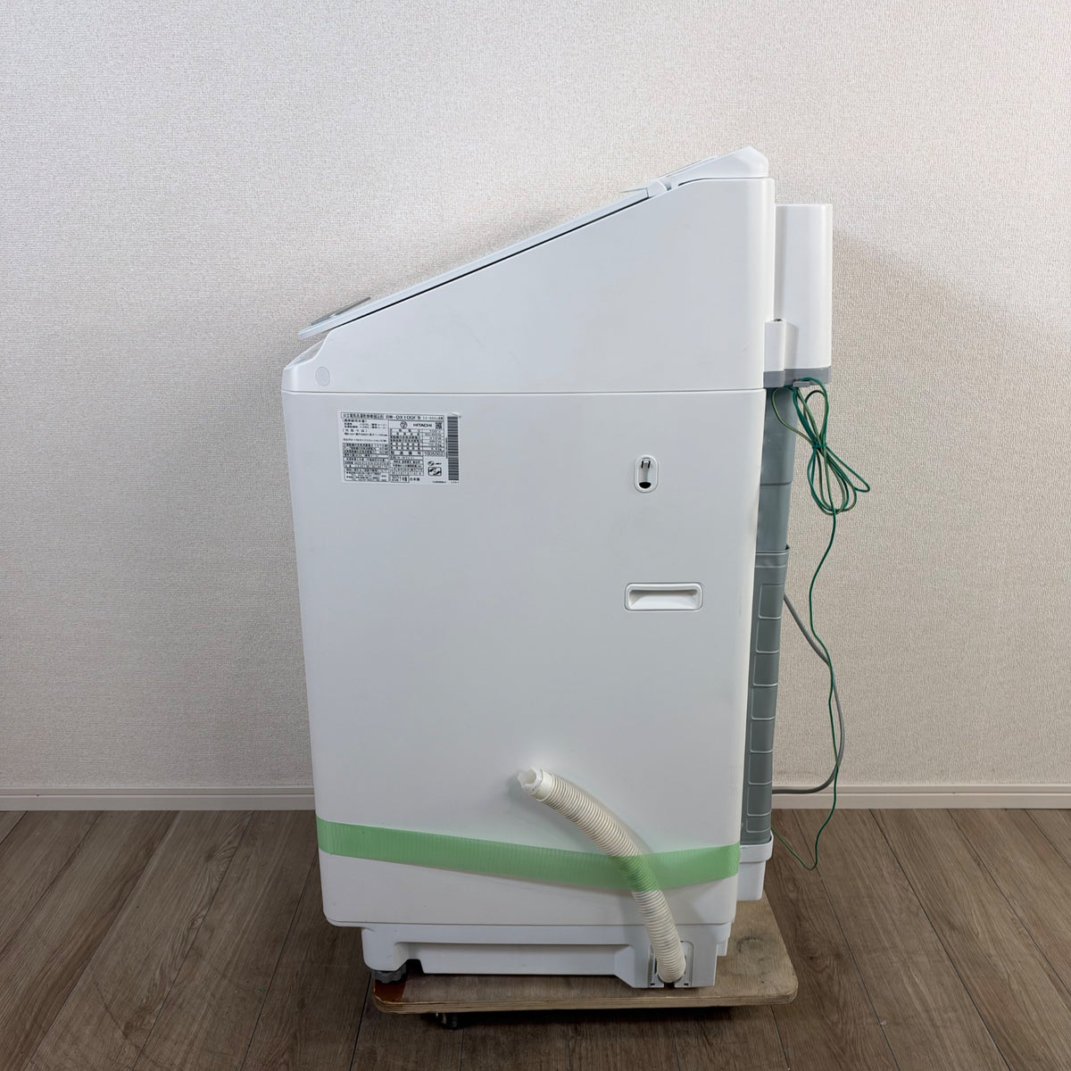 中古 縦型乾燥機付き洗濯機 HITACHI BW-DX100F 10kg 2021年製